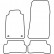 Alfombrillas de coche compatibles con Mercedes CLK W208 1997-2002