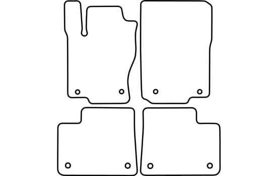 Alfombrillas de coche compatibles con Mercedes ML W166 2012-, Imagen 3