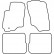 Alfombrillas de coche compatibles con Mitsubishi Outlander 2003-2007, Miniatura 2