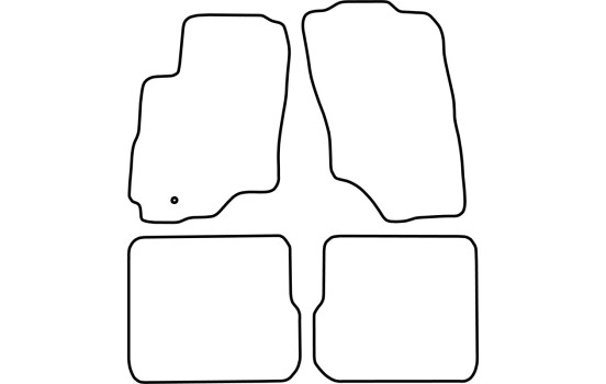 Alfombrillas de coche compatibles con Mitsubishi Outlander 2003-2007, Imagen 2
