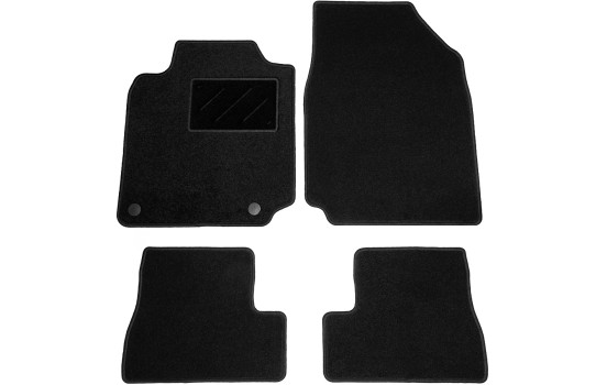 Alfombrillas de coche compatibles con Nissan Micra K12 2003-2009 4 piezas