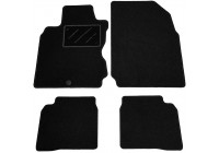 Alfombrillas de coche compatibles con Nissan Note 2006-2013 4 piezas