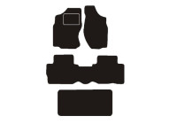 Alfombrillas de coche compatibles con Nissan Terrano ii 1993-2005