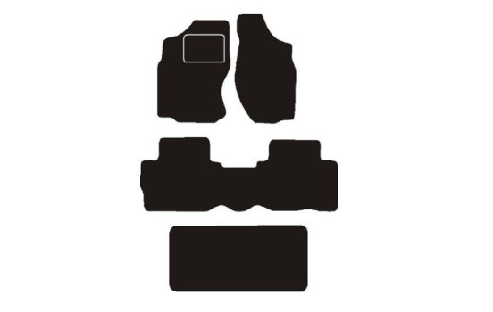 Alfombrillas de coche compatibles con Nissan Terrano ii 1993-2005