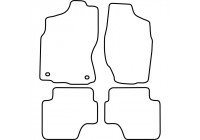 Alfombrillas de coche compatibles con Nissan Terrano II 2002-