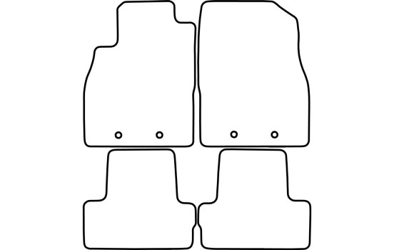 Alfombrillas de coche compatibles con Opel Ampera 2012-, Imagen 2