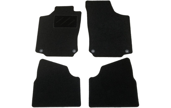 Alfombrillas de coche compatibles con Opel Corsa C 2001-2005, 4 piezas