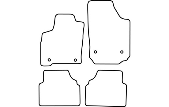 Alfombrillas de coche compatibles con Opel Meriva A 2003-2010, Imagen 2