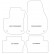 Alfombrillas de coche compatibles con Opel Zafira B 2005-2011, 4 piezas, Miniatura 4