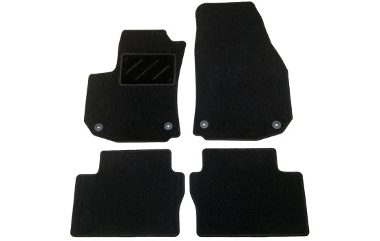 Alfombrillas de coche compatibles con Opel Zafira B 2005-2011, 4 piezas