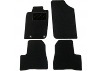 Alfombrillas de coche compatibles con Peugeot 206 1998-2005 4 piezas