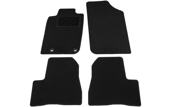 Alfombrillas de coche compatibles con Peugeot 206 2006 - 4 piezas
