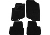 Alfombrillas de coche compatibles con Peugeot 207, 207CC 2006-2012, 4 piezas