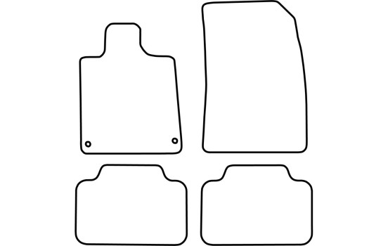 Alfombrillas de coche compatibles con Peugeot 407 Coupé 2004-2009, Imagen 2