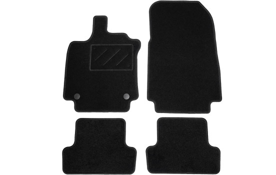 Alfombrillas de coche compatibles con Renault Clio IV 2012 - 4 piezas