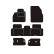 Alfombrillas de coche compatibles con Renault Grand Scenic con compartimentos portaobjetos 2004-