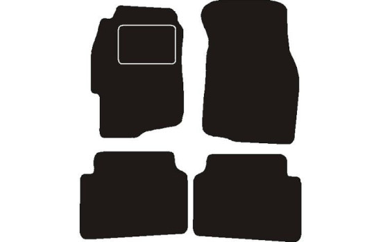 Alfombrillas de coche compatibles con Rover 45 2003 - 2004