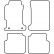 Alfombrillas de coche compatibles con Rover 600 1993-1999, Miniatura 2