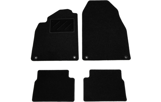 Alfombrillas de coche compatibles con Saab 9-3 Sportsedan 2003-2008, 4 piezas