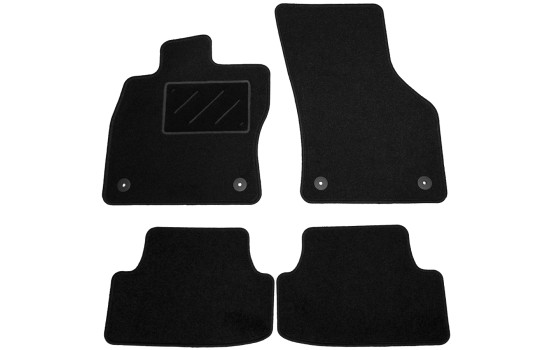Alfombrillas de coche compatibles con Seat León 2013 - 4 piezas