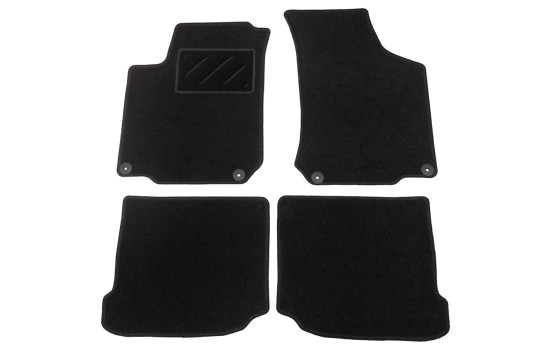 Alfombrillas de coche compatibles con Seat León, Toledo 2000-2005 4 piezas