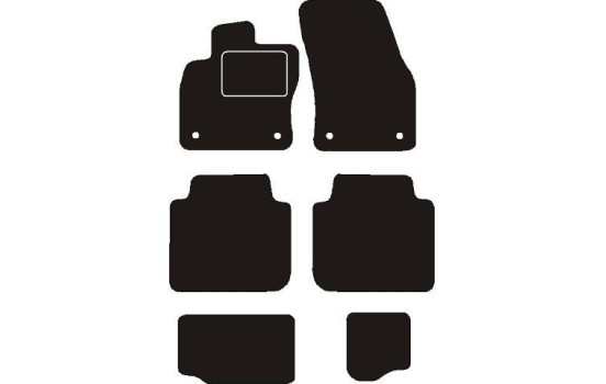 Alfombrillas de coche compatibles con Seat Tarraco 7 plazas 2019-