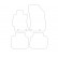 Alfombrillas de coche compatibles con Subaru Outback 2015 - 4 piezas, Miniatura 2