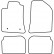 Alfombrillas de coche compatibles con Toyota Avensis 2003-2005, Miniatura 2