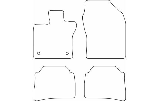 Alfombrillas de coche compatibles con Toyota Prius V (XW60) 2023-, Imagen 2