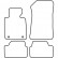 Alfombrillas de coche compatibles con Velours BMW Serie 1 (E81-E87) 2004-20, Miniatura 6