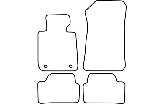 Alfombrillas de coche compatibles con Velours BMW Serie 1 (E81-E87) 2004-20, Imagen 6