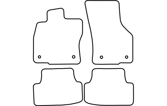 Alfombrillas de coche compatibles con Volkswagen Golf VII Sportsvan 2014-, Imagen 3