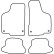 Alfombrillas de coche compatibles con Volkswagen Lupo 3L 2002-2005, Miniatura 2