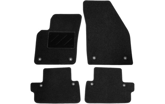 Alfombrillas de coche compatibles con Volvo C30 2007 - 4 piezas