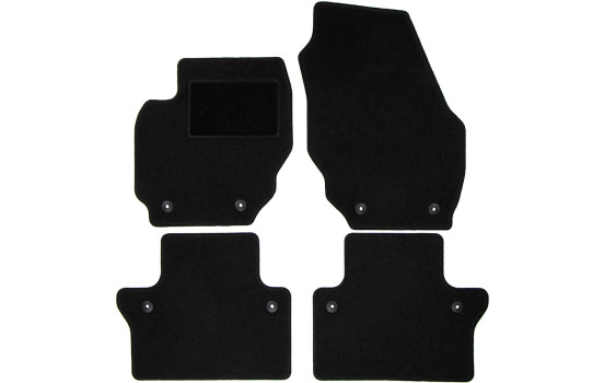 Alfombrillas de coche compatibles con Volvo S80 2007 - 4 piezas