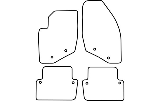 Alfombrillas de coche compatibles con Volvo S80/V80 1998-2006, Imagen 2