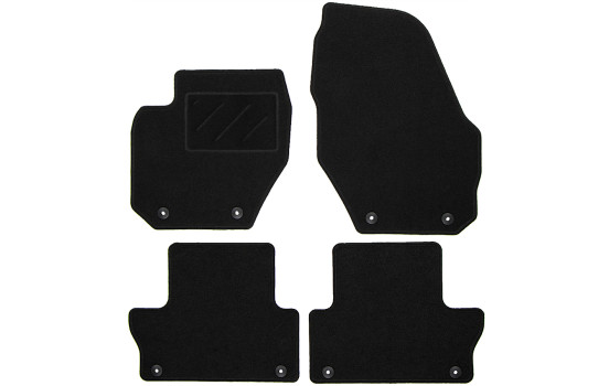 Alfombrillas de coche compatibles con Volvo XC60 2009 - 4 piezas