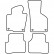 Alfombrillas de coche compatibles con VW Passat B6 2005-2007, 4 piezas, Miniatura 6