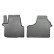 Alfombrillas de goma adecuadas para Opel Vivaro B / Renault Trafic III / Fiat Talento 2014-2019