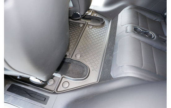 Alfombrillas de goma aptas para asientos del Tesla Model 6; trasera completa de tercera fila (RF-3rd), Imagen 2