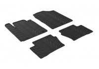 Alfombrillas de goma aptas para Kia Picanto 2017- (T-Design 4 piezas)