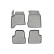 Alfombrillas de goma aptas para Peugeot 208 Hybrid / Opel Corsa F Hybrid 2024-