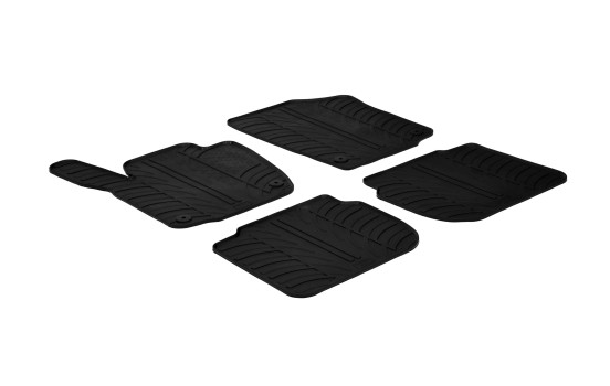 Alfombrillas de goma aptas para Skoda Rapid 5 puertas 2012- Seat Toledo 5 puertas 2013-