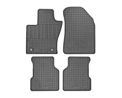 Alfombrillas de goma compatibles con Alfa Romeo Tonale 2022- (4 piezas con puntos de fijación)