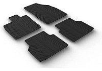 Alfombrillas de goma compatibles con Audi Q4 e-tron (F4B) y Sportback (F4N) 2021- (T-Design, 4 piezas)