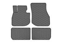 Alfombrillas de goma compatibles con BMW iX1 (U11) 2022- (4 piezas con puntos de montaje)