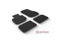Alfombrillas de goma compatibles con BMW iX1 (U11) 2022- (perfil en T, 4 piezas)
