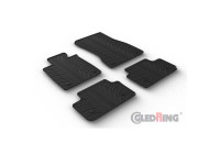 Alfombrillas de goma compatibles con BMW Serie 5 G60 Sedán 2023 (excl. i5) (4 piezas con perfil en T + clips de montaje