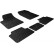 Alfombrillas de goma compatibles con Citroën Berlingo / Peugeot Partner 02-08 (G-Design 5 piezas + clips de montaje)