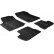 Alfombrillas de goma compatibles con Citroën C2 a partir de 2003 (T-Design, 4 piezas)